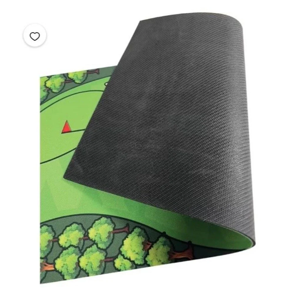 Meridian Point Desktop Golf Novelty Skill Building Curling Mat Nonskid, NEW BOX